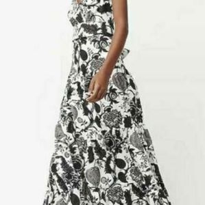 NWT j crew size 4 tiered sleeveless maxi dress